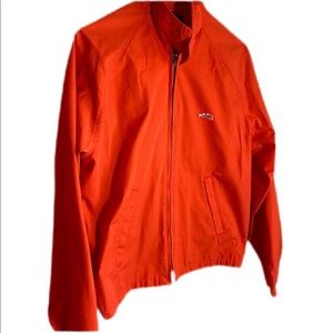 The Hare- vintage orange zip up jacket gender neutral